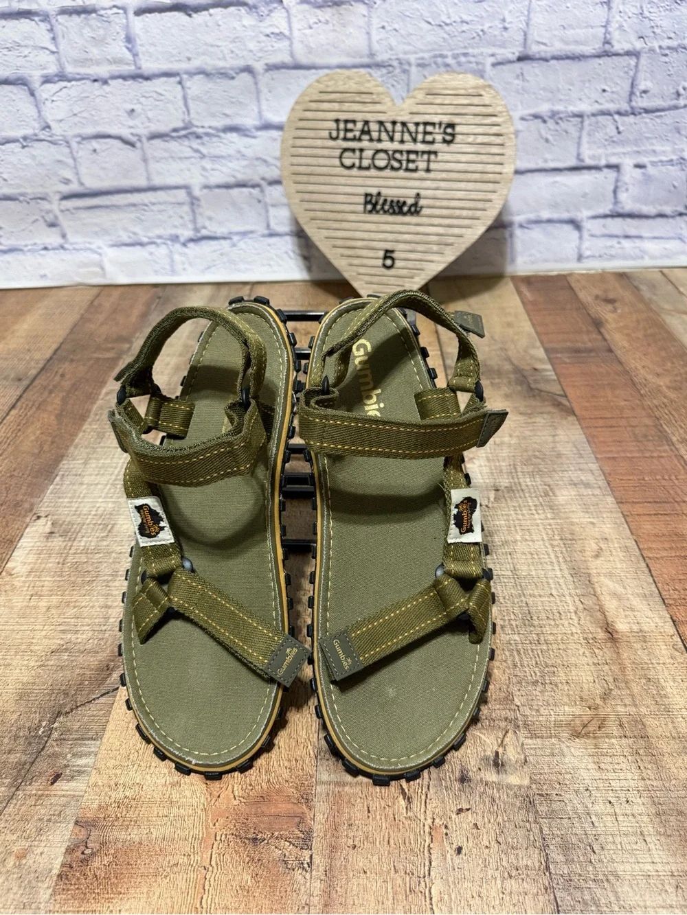 Gumbies Tracker Unisex Adults Textile Touch Fasten Casual Sandals